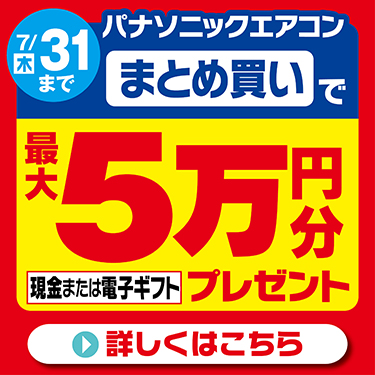 パナソニックメーカーキャンペーン
