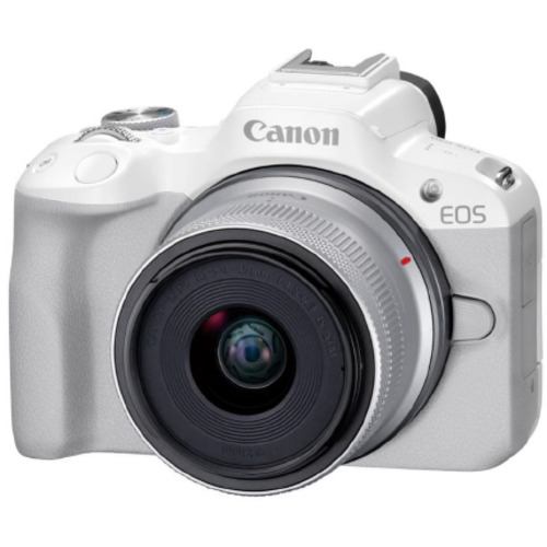 デジタル一眼カメラ EOS R50 RF-S18-45 IS STMレンズキット ホワイト