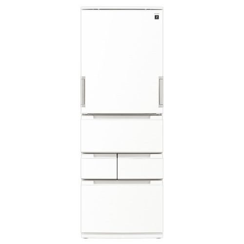 【5ドア 457L】SJMW46P プラズマクラスター冷蔵庫 両開き ラスティックホワイト