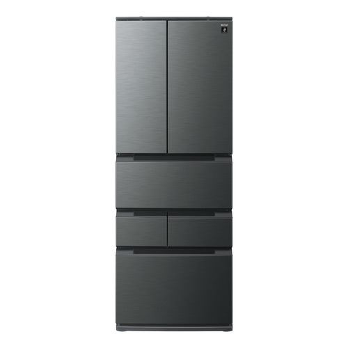 【6ドア 429L】SJMF43P プラズマクラスター冷蔵庫フレンチドア ダスクダークメタル