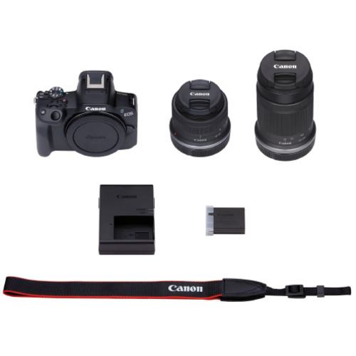 デジタル一眼カメラ EOS R50 ダブルズームキット ブラック